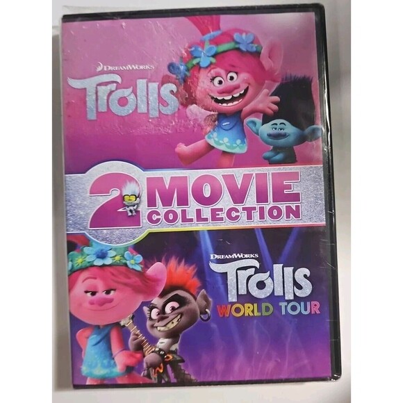 Trolls / Trolls World Tour 2-Movie Collection [DVD] BRAND NEW SEALED - Picture 4 of 5